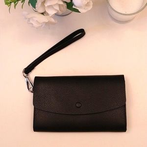 Halogen Leather Clutch /Wallet
